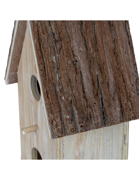 High-quality metal and wood construction of Hill Interiors SKU 24534 Large Rustic Birdhouse, detailed view for UK customers.