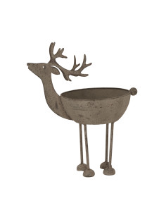 Hill Interiors Large Rustic Metal Reindeer Bowl 24104 - Authentic Hill Interiors furniture directly from FastDaddy UK. Exclusiv