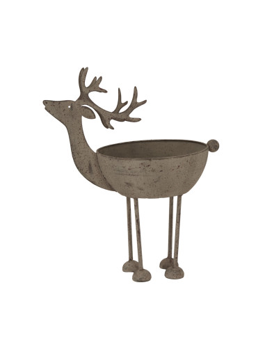Hill Interiors Large Rustic Metal Reindeer Bowl 24104 - Authentic Hill Interiors furniture directly from FastDaddy UK. Exclusiv