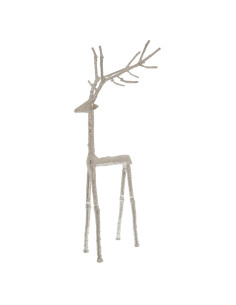 Hill Interiors Large Silver Standing Stag  Ornament 22231 - Authentic Hill Interiors furniture directly from FastDaddy UK. Excl