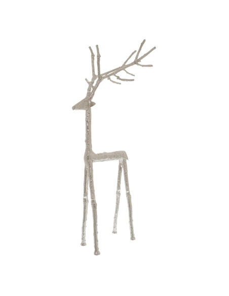 Hill Interiors Large Silver Standing Stag  Ornament 22231 - Authentic Hill Interiors furniture directly from FastDaddy UK. Excl