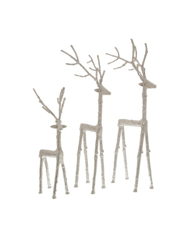 Buy Hill Interiors 22231 Large Silver Standing Stag  Ornament online in UK with fast delivery from FastDaddy UK, your furniture