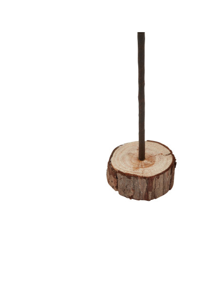 Affordable industrial style furniture Hill Interiors Large Snowy Spindle Tree In Wood Log 23578 for modern home decor, free shi