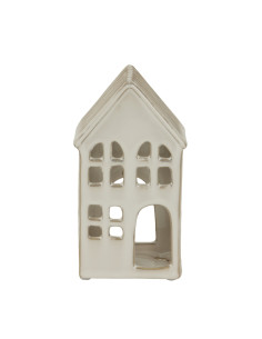 Hill Interiors Large White Ceramic House Tea Light Holder 24244 - Authentic Hill Interiors furniture directly from FastDaddy UK