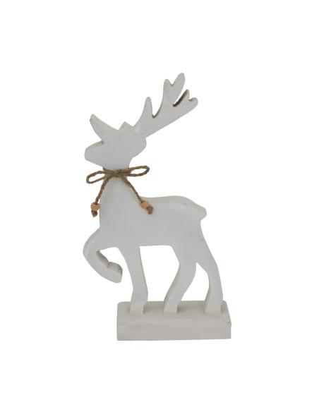 Buy Hill Interiors 24212 Large White Standing Reindeer online in UK with fast delivery from FastDaddy UK, your furniture expert