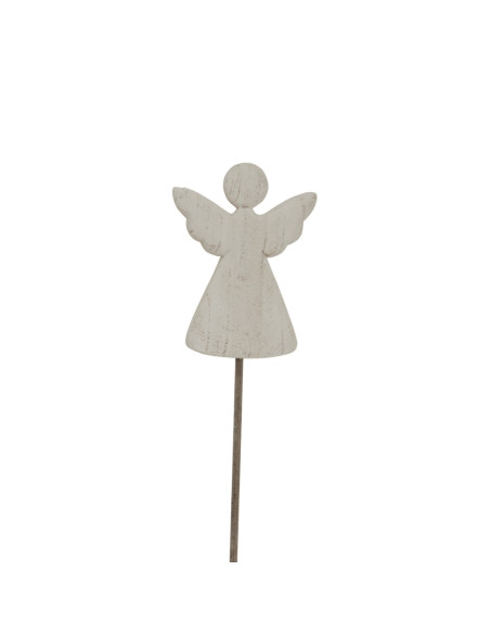 Hill Interiors Large Whitewashed Rustic Angel On Stand 24040 - Authentic Hill Interiors furniture directly from FastDaddy UK. E
