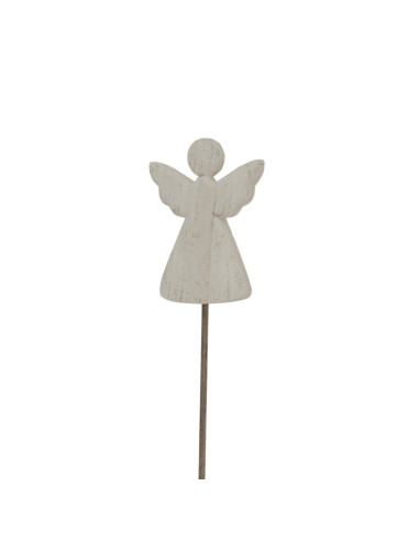 Buy Hill Interiors 24040 Large Whitewashed Rustic Angel On Stand online in UK with fast delivery from FastDaddy UK, your furnit