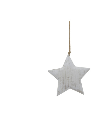 Hill Interiors Large Whitewashed Rustic Hanging Star 24042 - Authentic Hill Interiors furniture directly from FastDaddy UK. Exc