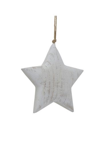 Affordable industrial style furniture Hill Interiors Large Whitewashed Rustic Hanging Star 24042 for modern home decor, free sh