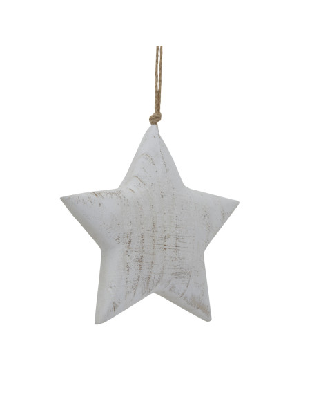 Affordable industrial style furniture Hill Interiors Large Whitewashed Rustic Hanging Star 24042 for modern home decor, free sh