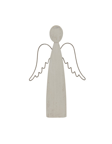 Hill Interiors Large Whitewashed Rustic Standing Angel 24050 - Authentic Hill Interiors furniture directly from FastDaddy UK. E