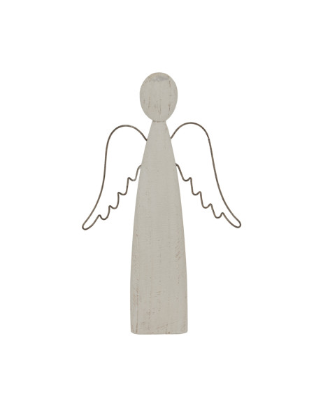 Hill Interiors Large Whitewashed Rustic Standing Angel 24050 - Authentic Hill Interiors furniture directly from FastDaddy UK. E