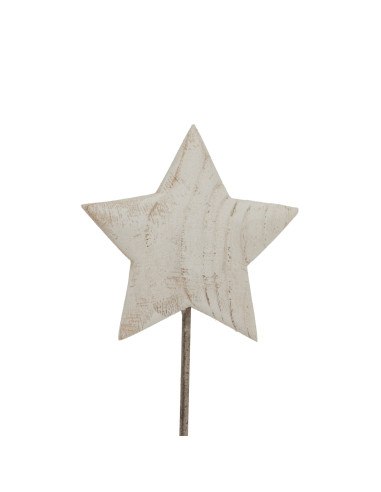 Buy Hill Interiors 24036 Large Whitewashed Rustic Star On Stand online in UK with fast delivery from FastDaddy UK, your furnitu