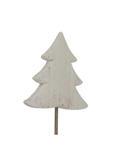 Affordable industrial style furniture Hill Interiors Large Whitewashed Rustic Tree On Stand 24038 for modern home decor, free s