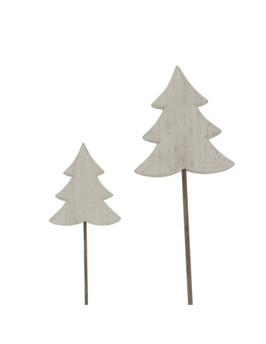 Full dimensions and specifications of Hill Interiors Large Whitewashed Rustic Tree On Stand 24038: Height 57.00cm, Width 17.00c