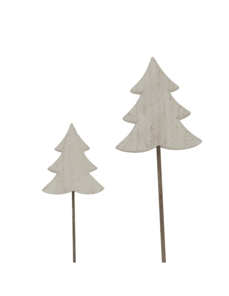 Full dimensions and specifications of Hill Interiors Large Whitewashed Rustic Tree On Stand 24038: Height 57.00cm, Width 17.00c