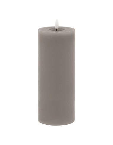 Hill Interiors Luxe Collection Melt Effect 3.5x9 Grey LED Wax Candle 23045 - Authentic Hill Interiors furniture directly from F