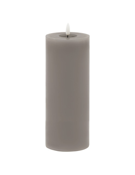 Hill Interiors Luxe Collection Melt Effect 3.5x9 Grey LED Wax Candle 23045 - Authentic Hill Interiors furniture directly from F