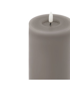 Hill Interiors Luxe Collection Melt Effect 3.5x9 Grey LED Wax Candle 23045 - Authentic Hill Interiors furniture directly from F 2