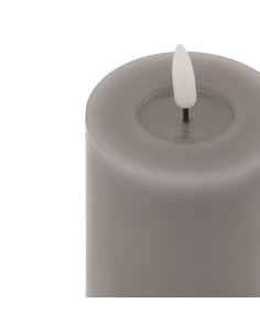 Hill Interiors Luxe Collection Melt Effect 3x4 Grey LED Wax Candle 23043 - Authentic Hill Interiors furniture directly from Fas 2