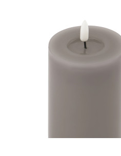 Hill Interiors Luxe Collection Melt Effect 3x6 Grey LED Wax Candle 23044 - Authentic Hill Interiors furniture directly from Fas 2