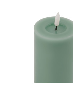 Hill Interiors Luxe Collection Melt Effect 3x6 Sage LED Wax Candle 23038 - Authentic Hill Interiors furniture directly from Fas 2