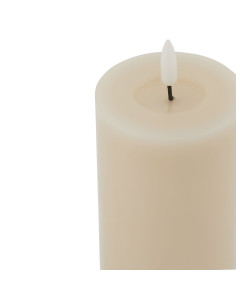 Hill Interiors Luxe Collection Melt Effect 3x6 Taupe LED Wax Candle 23032 - Authentic Hill Interiors furniture directly from Fa 2