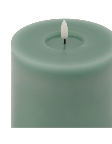 Buy Hill Interiors 23040 Luxe Collection Melt Effect 5x5 Sage LED Wax Candle online in UK with fast delivery from FastDaddy UK,