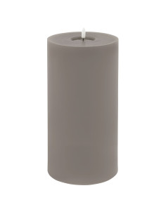 Hill Interiors Luxe Collection Melt Effect 6x12 Grey LED Wax Candle 23048 - Authentic Hill Interiors furniture directly from Fa