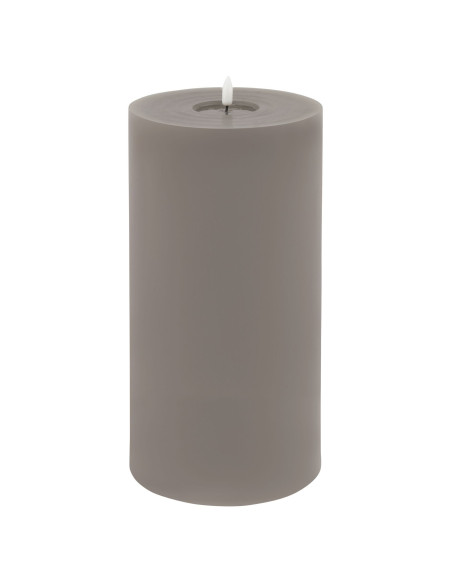 Hill Interiors Luxe Collection Melt Effect 6x12 Grey LED Wax Candle 23048 - Authentic Hill Interiors furniture directly from Fa