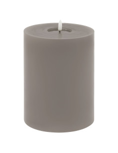 Hill Interiors Luxe Collection Melt Effect 6x8 Grey LED Wax Candle 23047 - Authentic Hill Interiors furniture directly from Fas