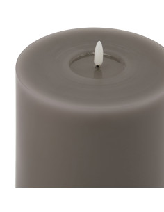 Hill Interiors Luxe Collection Melt Effect 6x8 Grey LED Wax Candle 23047 - Authentic Hill Interiors furniture directly from Fas 2