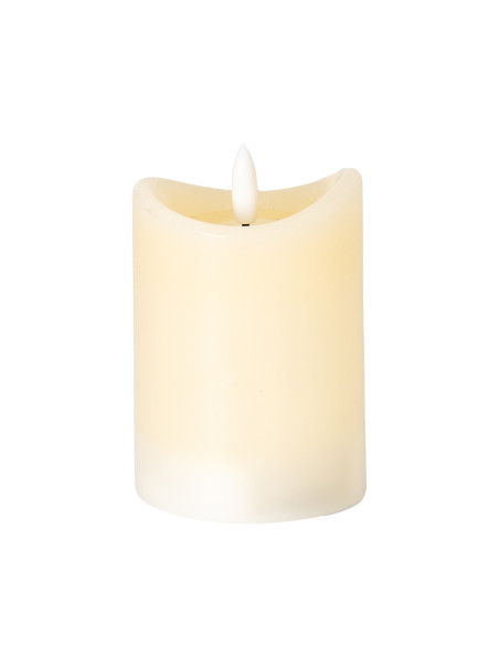Hill Interiors Luxe Collection Natural Glow 2.75x4 Cream Melted LED Candle 24257 - Authentic Hill Interiors furniture directly