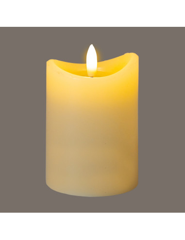Buy Hill Interiors 24257 Luxe Collection Natural Glow 2.75x4 Cream Melted LED Candle online in UK with fast delivery from FastD