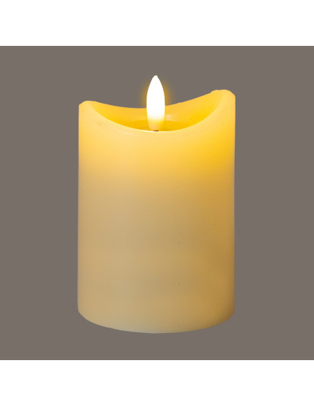 Buy Hill Interiors 24257 Luxe Collection Natural Glow 2.75x4 Cream Melted LED Candle online in UK with fast delivery from FastD
