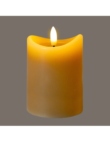 Buy Hill Interiors 24258 Luxe Collection Natural Glow 2.75x4 Taupe Melted LED Candle online in UK with fast delivery from FastD