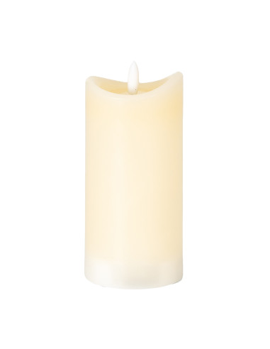 Hill Interiors Luxe Collection Natural Glow 2.75x6 Cream Melted LED Candle 24263 - Authentic Hill Interiors furniture directly