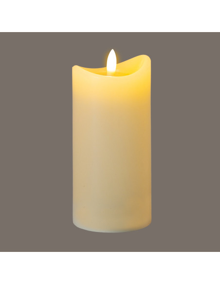 Buy Hill Interiors 24263 Luxe Collection Natural Glow 2.75x6 Cream Melted LED Candle online in UK with fast delivery from FastD