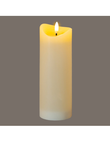 Buy Hill Interiors 24266 Luxe Collection Natural Glow 2.75x8 Cream Melted LED Candle online in UK with fast delivery from FastD