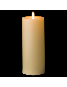 Hill Interiors Luxe Collection Natural Glow 3.5 x 9 LED Cream Wax Candle 19997 - Authentic Hill Interiors furniture directly fr 2