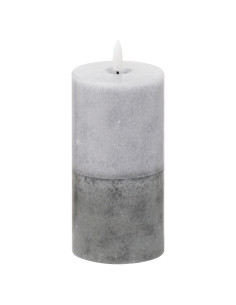 Hill Interiors Luxe Collection Natural Glow 3x6 Stone LED Wax Candle 20878 - Authentic Hill Interiors furniture directly from F