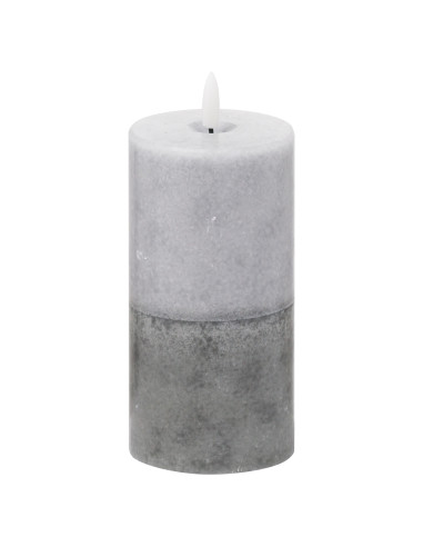 Hill Interiors Luxe Collection Natural Glow 3x6 Stone LED Wax Candle 20878 - Authentic Hill Interiors furniture directly from F