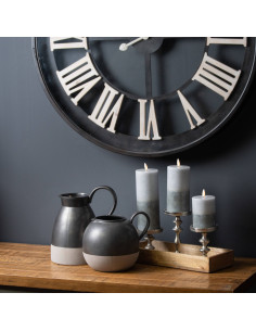 Hill Interiors Luxe Collection Natural Glow 3x6 Stone LED Wax Candle 20878 - Authentic Hill Interiors furniture directly from F 2