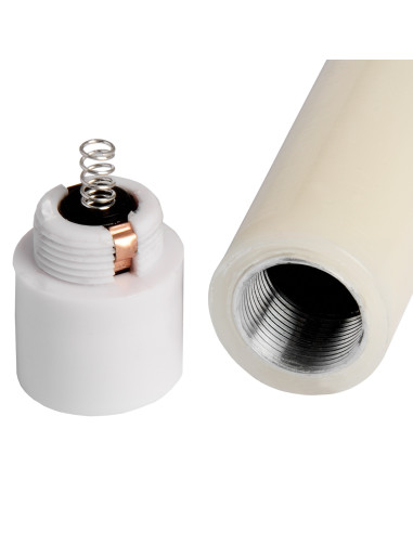 Affordable industrial style furniture Hill Interiors Luxe Collection Natural Glow S/ 2 Ivory LED Dinner Candles 21248 for moder