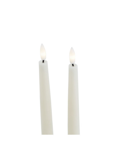 Buy Hill Interiors 23119 Luxe Collection S/2 Taupe LED Wax Dinner Candles online in UK with fast delivery from FastDaddy UK, yo
