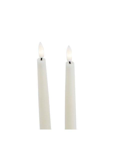 Buy Hill Interiors 23119 Luxe Collection S/2 Taupe LED Wax Dinner Candles online in UK with fast delivery from FastDaddy UK, yo