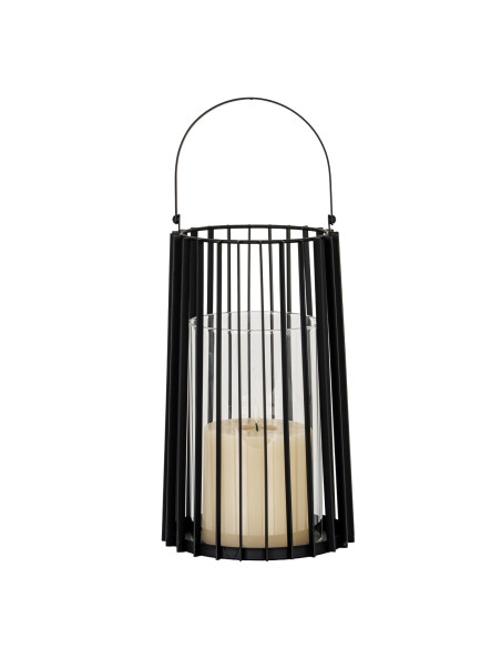 Buy Hill Interiors 24395 Lynk Large Lantern With Handle And Glass Candle Holder online in UK with fast delivery from FastDaddy