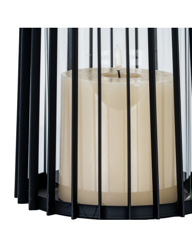Full dimensions and specifications of Hill Interiors Lynk Large Lantern With Handle And Glass Candle Holder 24395: Height 50.00