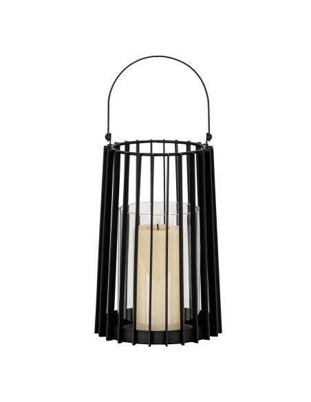 Buy Hill Interiors 24396 Lynk Medium Lantern With Handle And Glass Candle Holder online in UK with fast delivery from FastDaddy