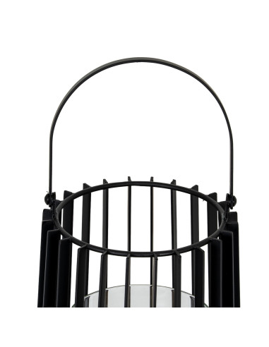 Affordable industrial style furniture Hill Interiors Lynk Medium Lantern With Handle And Glass Candle Holder 24396 for modern h